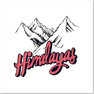 himalayas Posters and Art